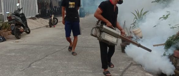 Kegiatan Fogging Nyamuk Rutin di Senopati RW 15